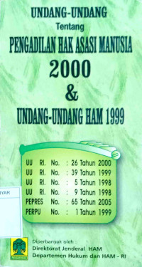 UU Tentang Pengadilan HAM