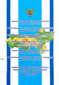 Undang-Undang Republik Indonesia No 4 Tahun 1990